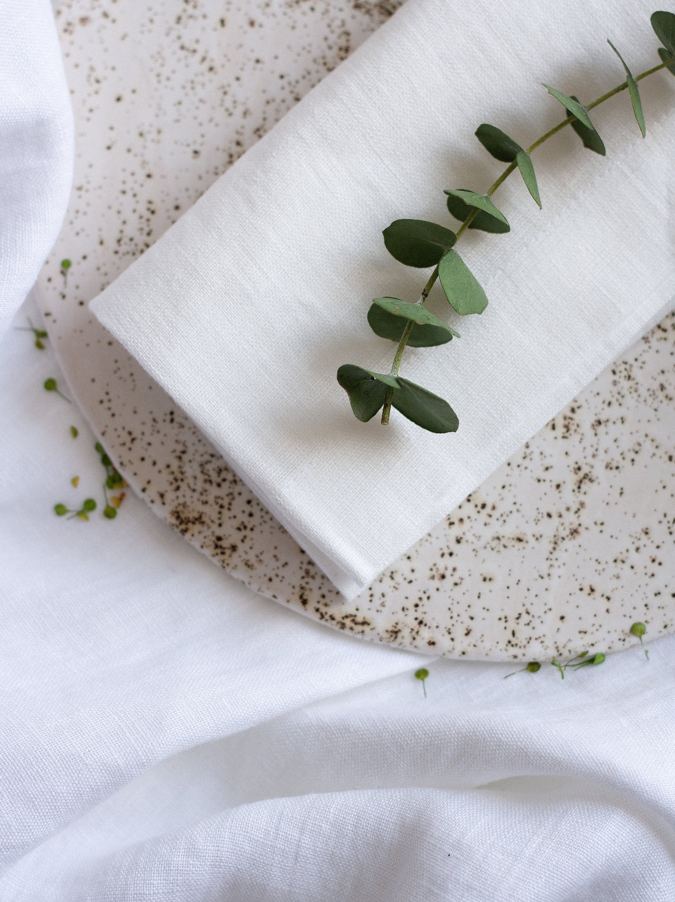 Linen Napkins Wholesale Set Sand Snow Linen