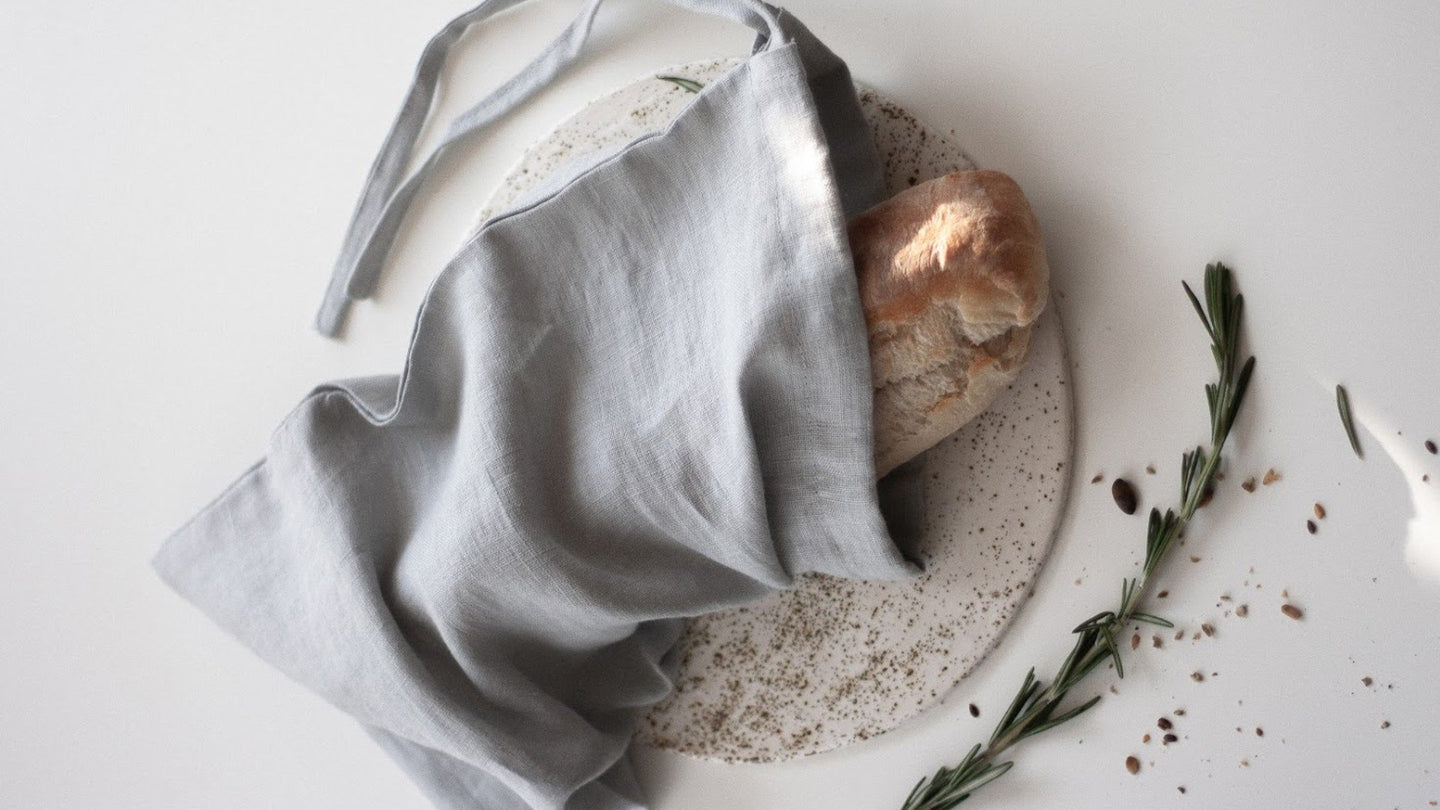 Reusable quick drying bread bags