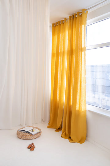 linen curtain