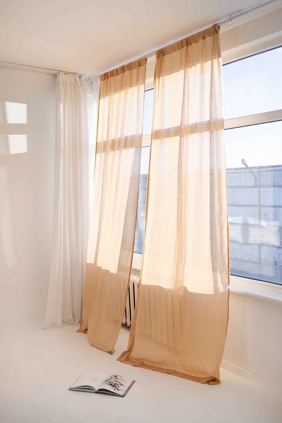 lightweight linen curtain