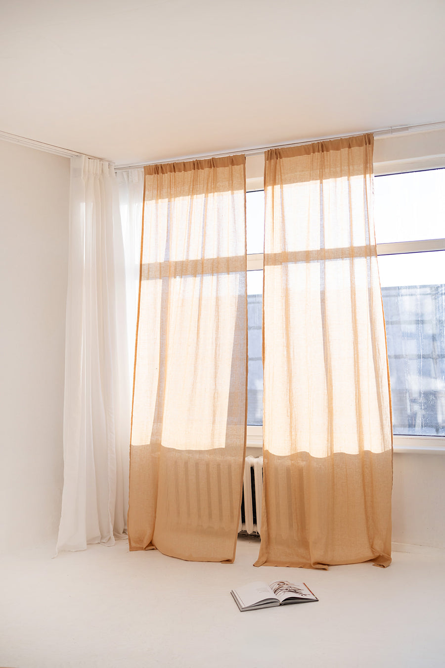 lightweight linen curtain