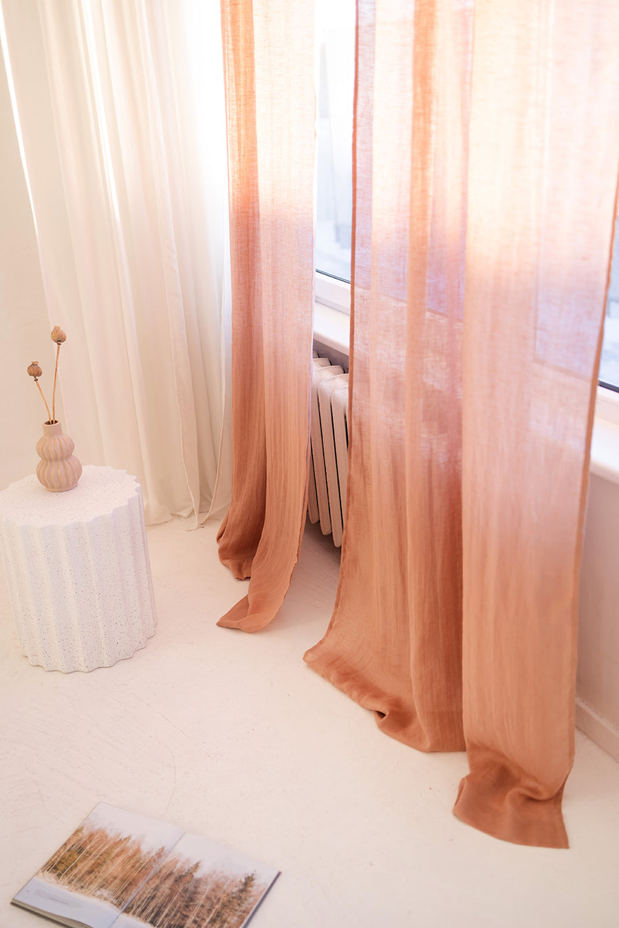 lightweight linen curtain