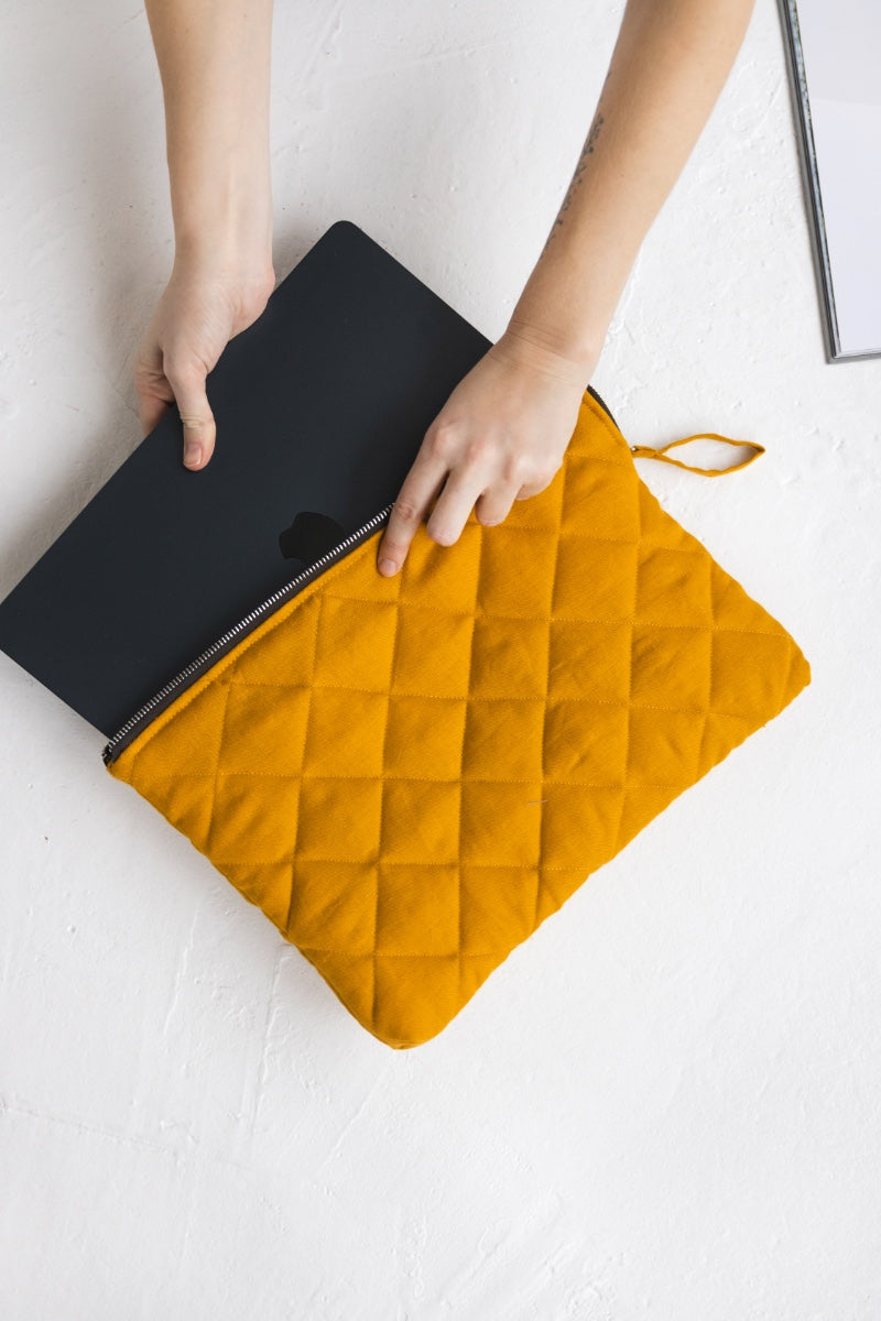 linen computer case