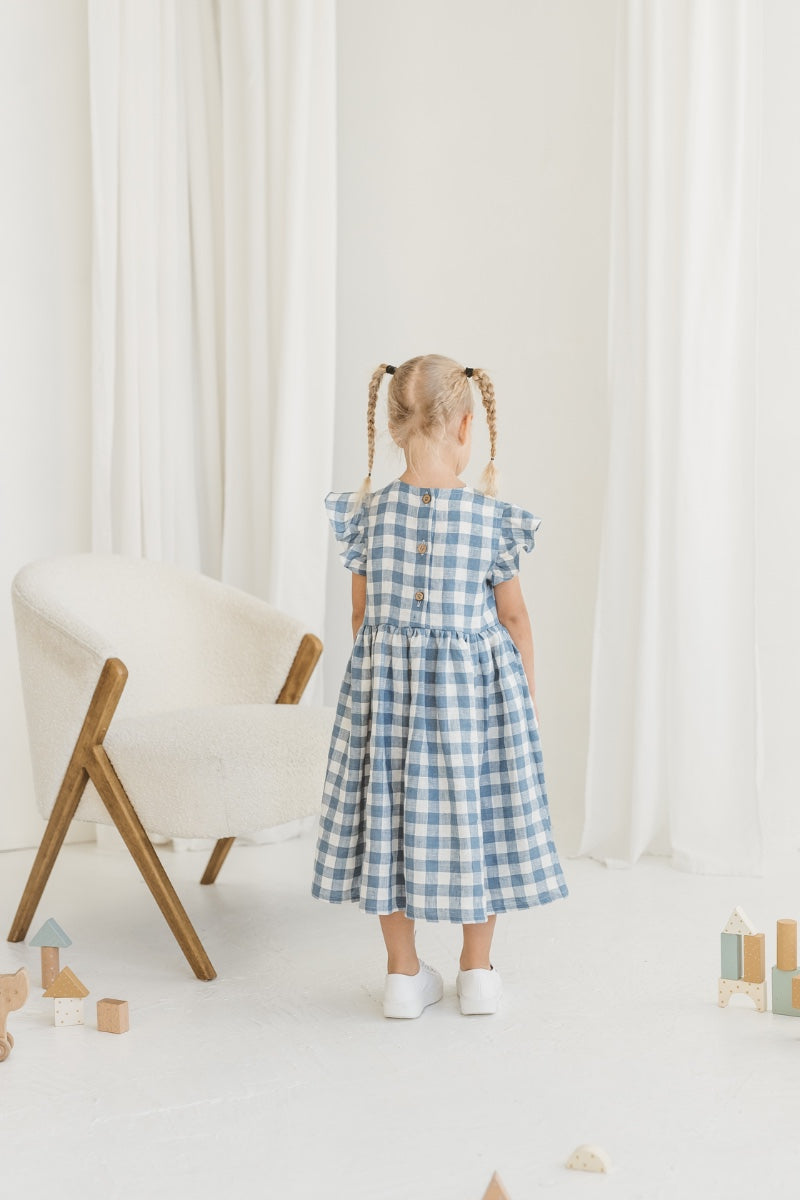 linen girls dress