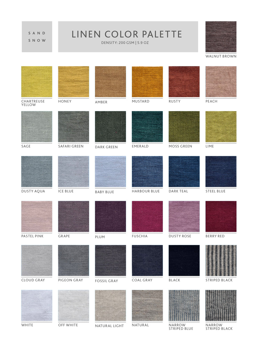 linen colors palette