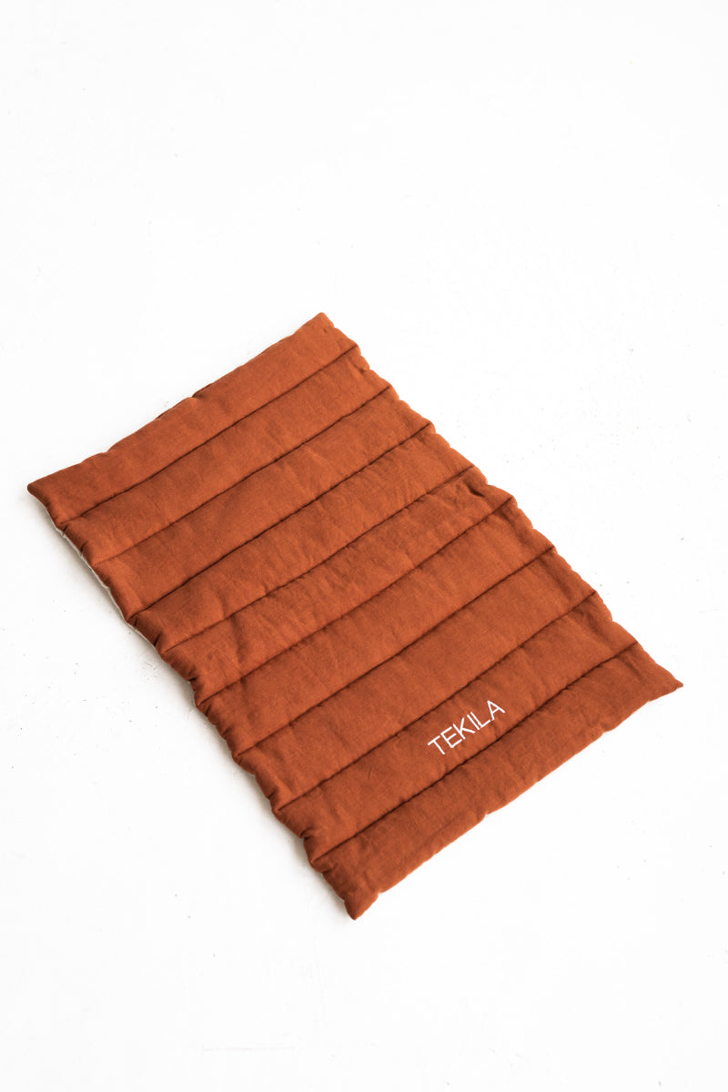 portable linen dog mat