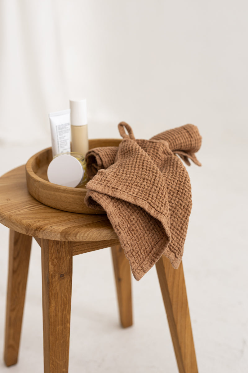 linen face towels