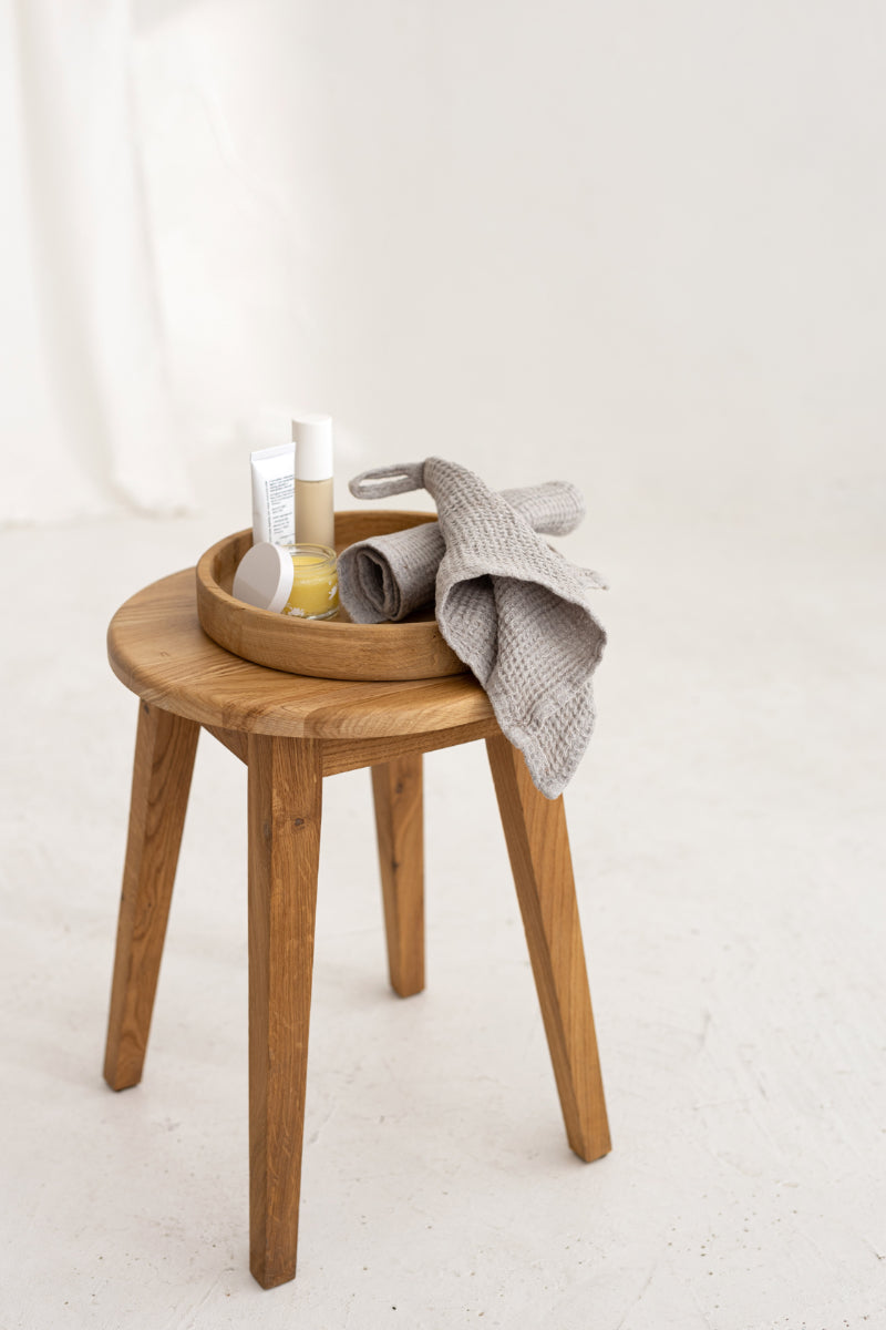 linen face towels\