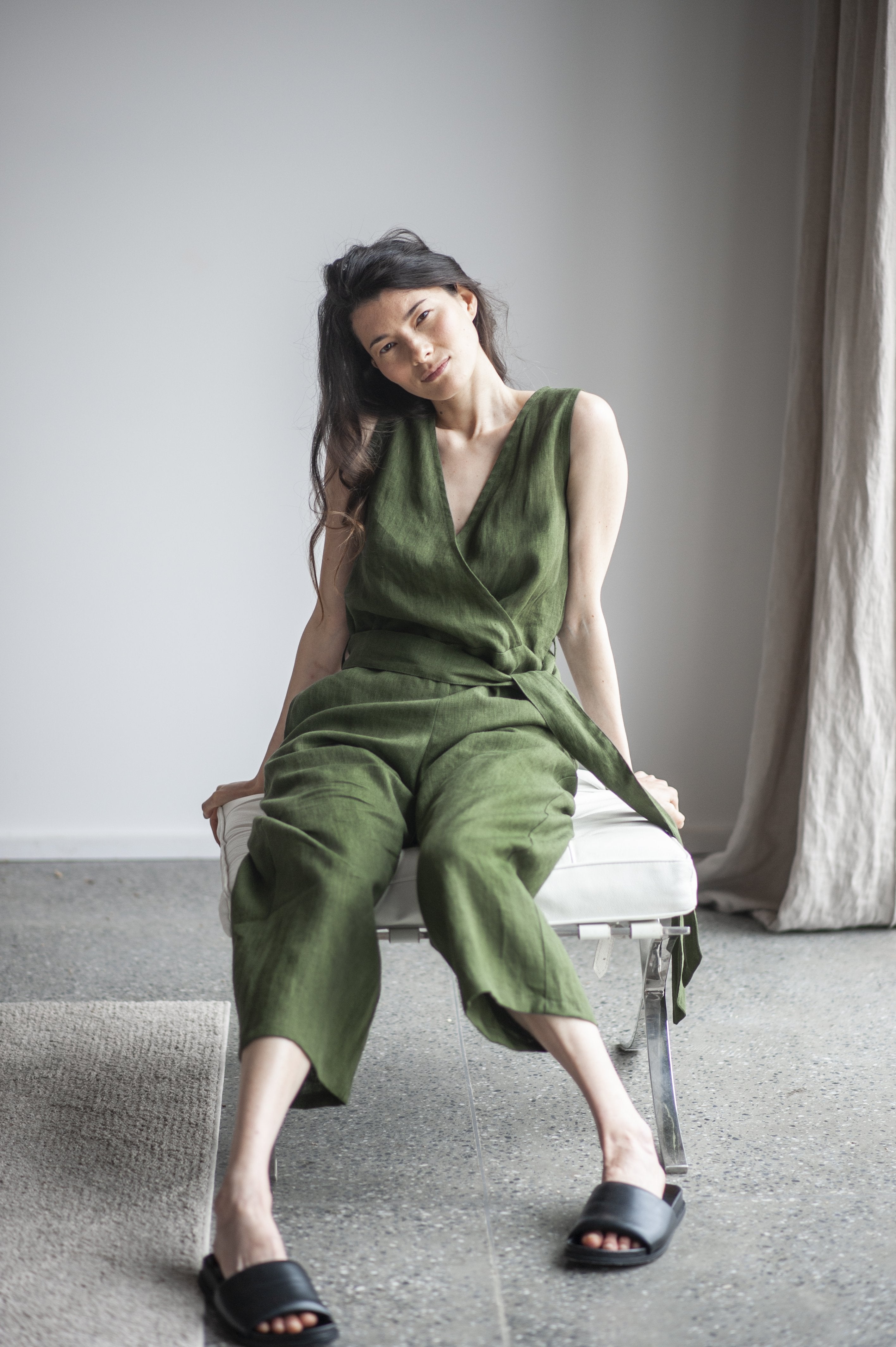 Linen Jumpsuits – Sand Snow Linen