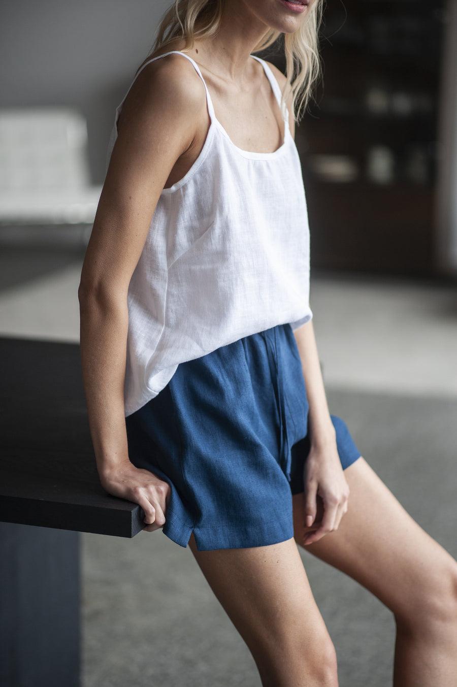 linen shorts