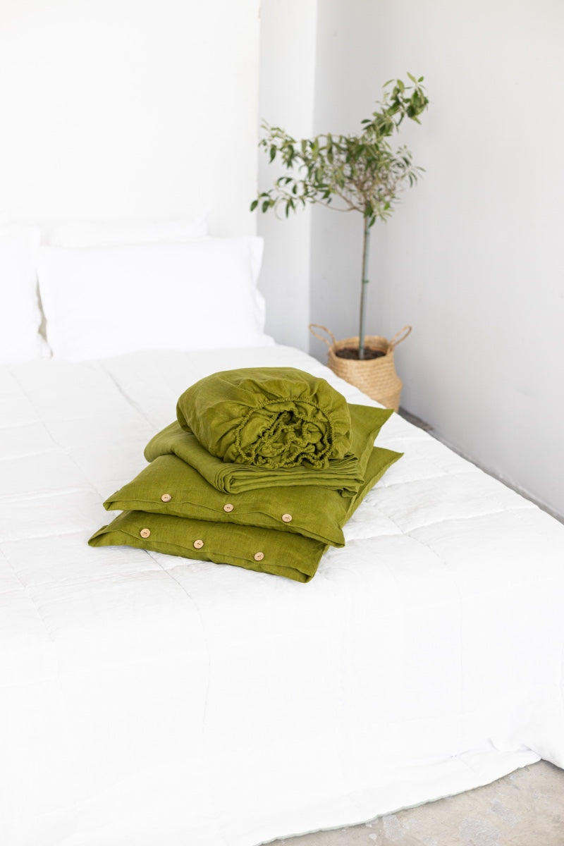 linen sheets set