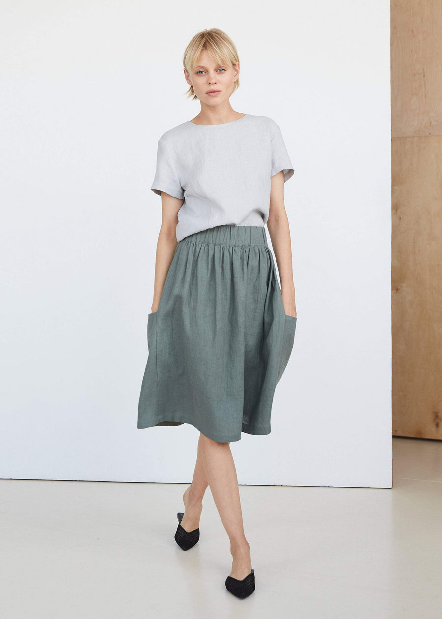 Amber Linen Skirt