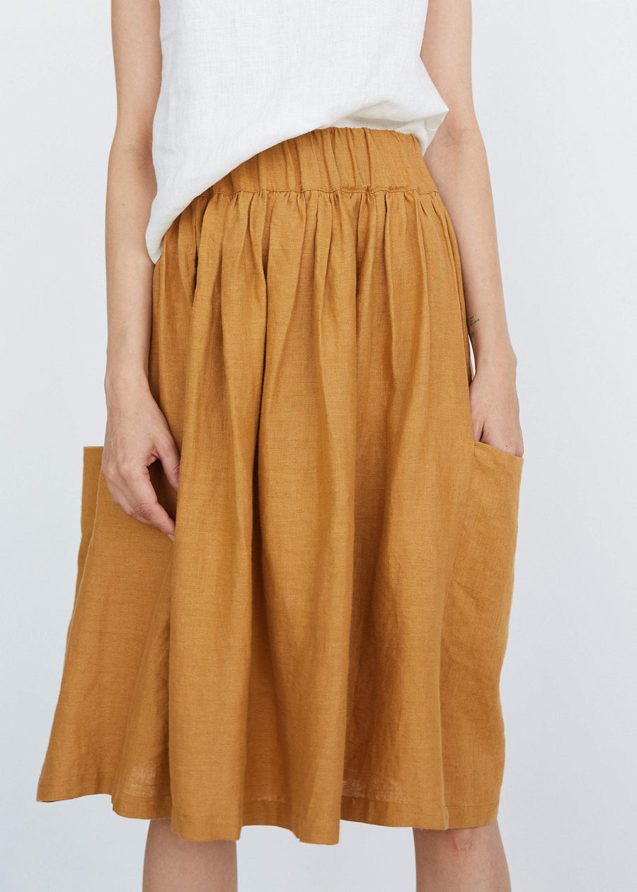 Amber Linen Skirt