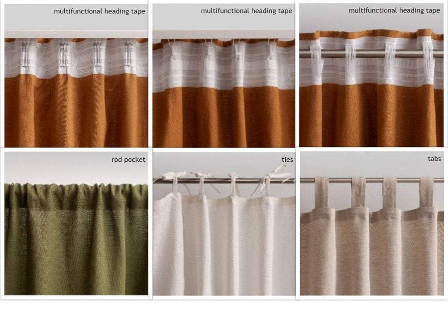 Natural Light Linen Curtain