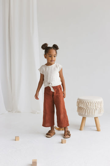 Girls Linen Culottes